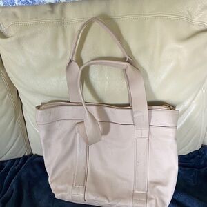 a new day Pale Pink Shoulder Tote Bag